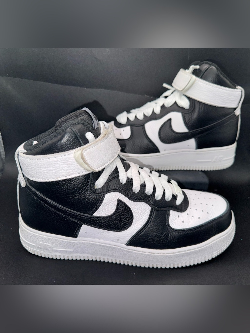 Nike Air Force 1 Mid ‘07 Black White Leather Sneakers Women’s 7.5 DN4151-991